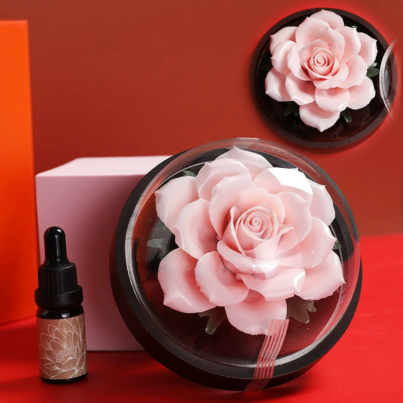 Customizable Handcrafted Ceramic Peony Diffuser Gift Set Home Decor & Aromatherapy