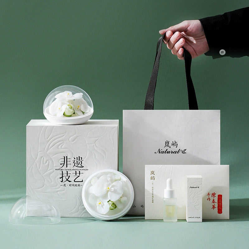 Floral Ceramic Diffuser - Soothing Aromatherapy - Handicraft production Intangible cultural heritage