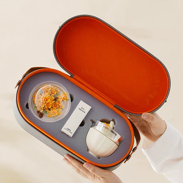 Meet Osmanthus Rabbit Quick Osmanthus Diffuser Porcelain Aroma Diffuser - Floral Ceramic Warmer