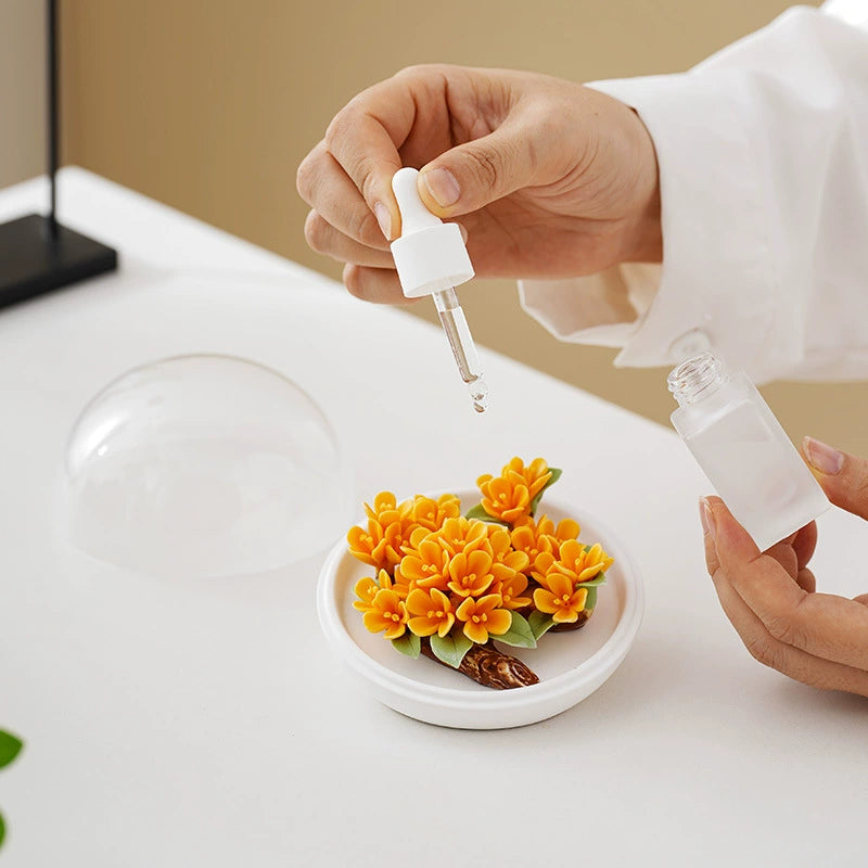Meet Osmanthus Rabbit Quick Osmanthus Diffuser Porcelain Aroma Diffuser - Floral Ceramic Warmer