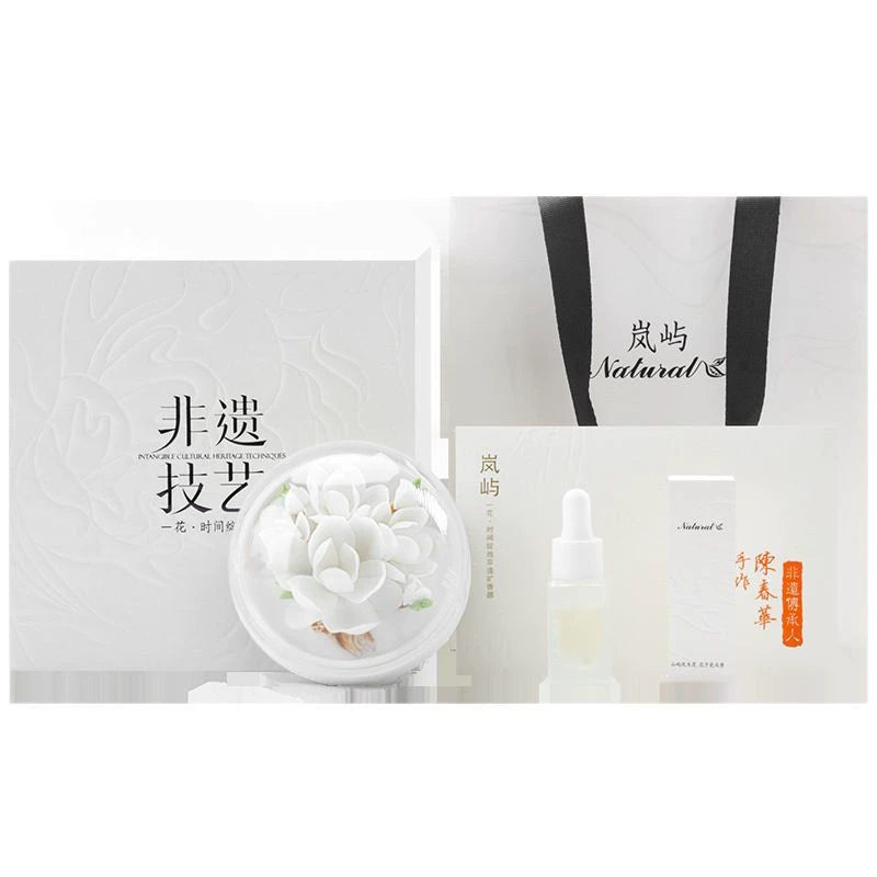 Magnolia Elegant Ceramic Art Meets Aromatherapy Science – 100% Natural, Long-Lasting Fragrance