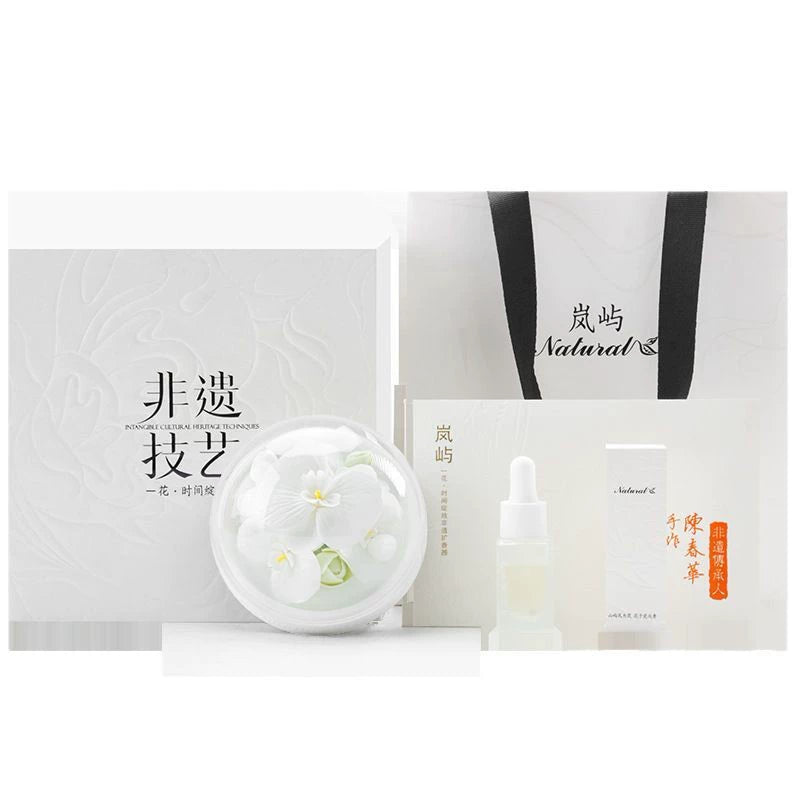 Floral Ceramic Diffuser - Soothing Aromatherapy - Handicraft production Intangible cultural heritage