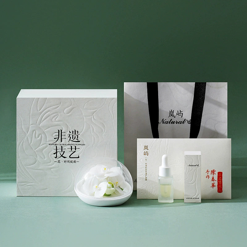 Floral Ceramic Diffuser - Soothing Aromatherapy - Handicraft production Intangible cultural heritage