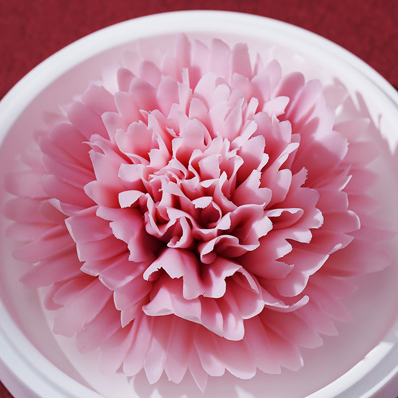 Carnation pure handmade ceramic hand-pinched flower fragrance ornaments without fire aromatherapy Mother's Day Teacher's Day souvenir