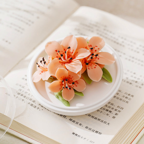 Ceramic Flower Diffuser - Calming Aromatherapy - Handicrafts Intangible Cultural Heritage